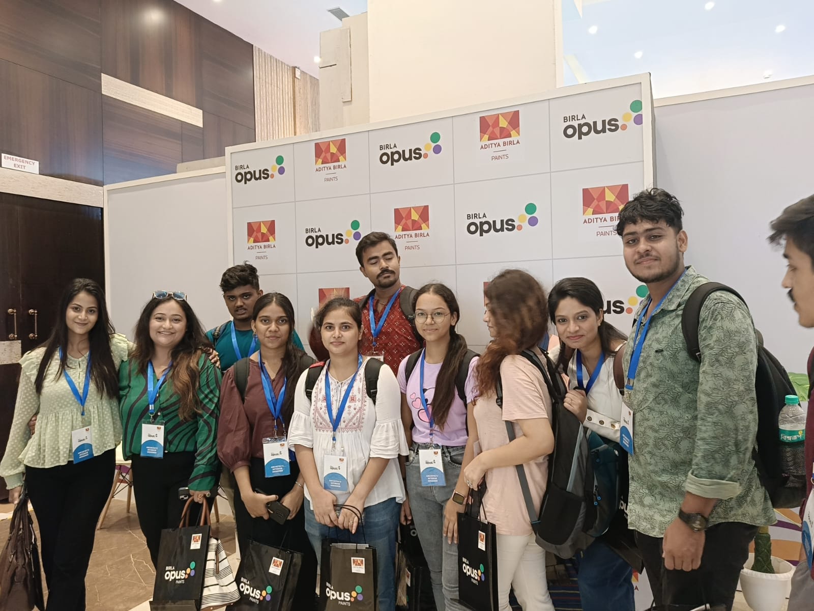 GIFD the best interior design course in kolkata student participate in the birla opus event